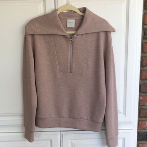 VARLEY oversized half zip